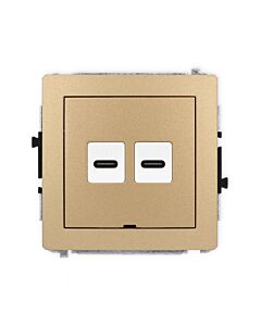 Gniazdo USB Karlik 8DGUSBBO-8