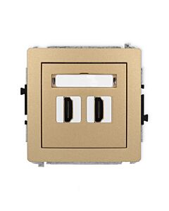 Gniazdo HDMI Karlik 8DHDMI-4
