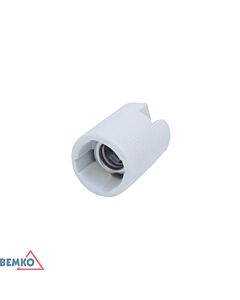 Oprawka ceramiczna E14 biała Bemko E15-E14-F524