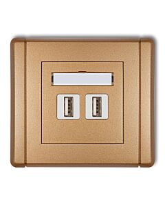 Gniazdo USB Karlik 8FGUSB-6