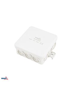 Puszka natynkowa hermetyczna IP55 85x85x36,5 jasnoszara Bemko E04-PI12-IP55