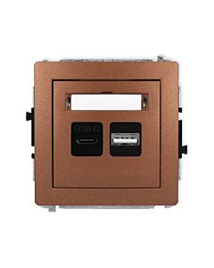 Gniazdo USB Karlik 9DCUSB-8