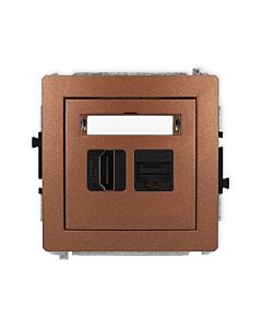 Gniazdo komputerowe, Gniazdo HDMI Karlik 9DGHK-46A