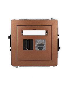 Gniazdo komputerowe, Gniazdo HDMI Karlik 9DGHK-88