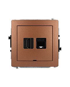 Gniazdo komputerowe, Gniazdo HDMI Karlik 9DGHKBO-45e