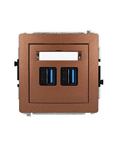Gniazdo USB Karlik 9DGUSB-6