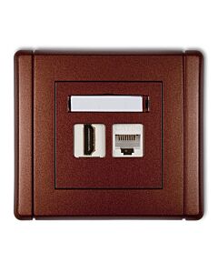Gniazdo komputerowe, Gniazdo HDMI Karlik 9FGHK-45e