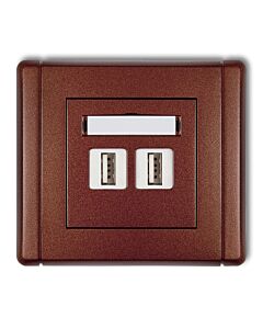 Gniazdo USB Karlik 9FGUSB-2