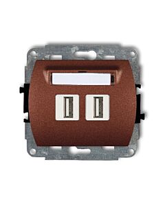 Gniazdo USB Karlik 9GUSB-6