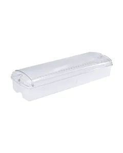 Oprawa awaryjna ewakuacyjna LED GALER 3,5W z zestawem piktogramów biała Bemko C90-GLR-3ZP-MT3H-CNBOP