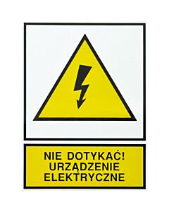 Tabliczka ostrzegawcza Ergom E04TZ-01011130100