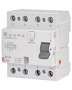 Wyłącznik r&oacute;żnicowo-prądowy ETI 002061652
