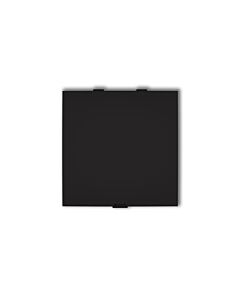 Zaślepka pojedyncza ramki czarny mat Karlik DECO, ICON, MINI, FLEXI 12DZA