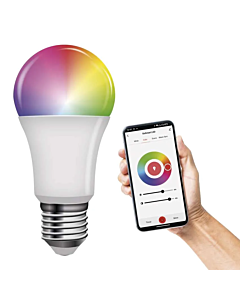Żarówka LED GoSmart E27 9W 200° 806lm CCT+RGB ściemnialna TUYA WiFi EMOS ZQW514R