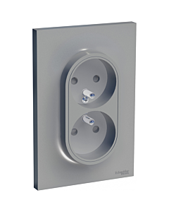 Gniazdo podw&oacute;jne Schneider Electric S52D089E