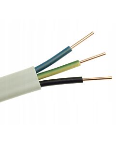 Przewód instalacyjny YDYp Elektrokabel/Damir YDYP7-3X2,5(ŻO)