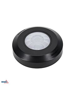 Czujnik ruchu PIR 360° natynkowy 400W IP20 czarny Bemko B50-SES05BL-B