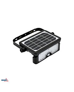 Naświetlacz solarny LED SOLEN cz. ruchu 5W 4000K 500lm 90° IP65 czarny Bemko C83-SON-005BL-4K-PIR