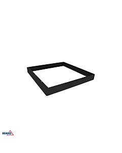 Ramka montażowa natynkowa do paneli LED ECO czarna Bemko C79-RNT066-BL-ECO