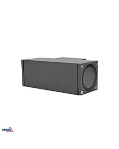 Oprawa elewacyjna LED VALIT kinkiet 2x max.50W GU10 2x100&deg; IP65 grafit Bemko C25-EL2-K-2GU10-GR