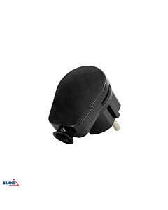 Wtyczka kątowa do gniazdka rozbieralna UNI-SCHUKO czarna Bemko B22-HS-P01C-BL Wtyczka kątowa do gniazdka rozbieralna UNI-SCHUKO czarna Bemko B22-HS-P01C-BL