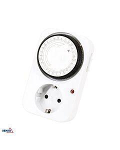 Programator czasowy mechaniczny tygodniowy zegar sterujący Schuko 16A 230V Bemko B62-TSWD1