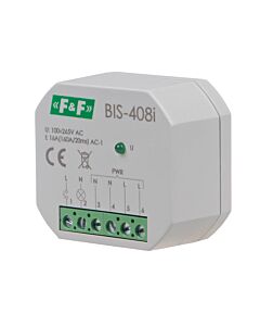 Przekaźnik bistabilny do puszki jednokanałowy 16A 230V F&F BIS-408-LED