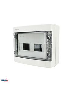 Rozdzielnica modułowa obudowa natynkowa 1x12 IP65 biała Schelinger A80-RHN-IP65-NPE-12P