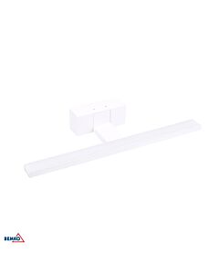Oprawa ścienna LED KEIRA kinkiet łazienkowy lampa 8W 4000K 600lm IP44 biała Bemko C22-MLK-400-4K-WH