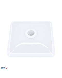 Oprawa plafon LED DORIA czujnik ruchu lampa 12W 4000K 1000lm 120° IP20 biała Bemko C38-ST58-124-PIR