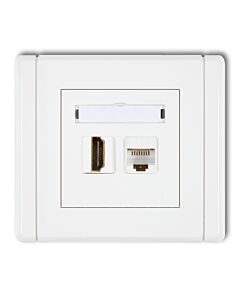 Gniazdo komputerowe, Gniazdo HDMI Karlik FGHK-45e