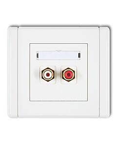 Gniazdo RCA Karlik FGRCA-2