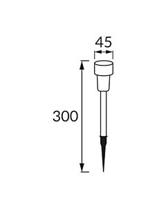 Oprawa ogrodowa, Oprawa solarna Struhm 04374