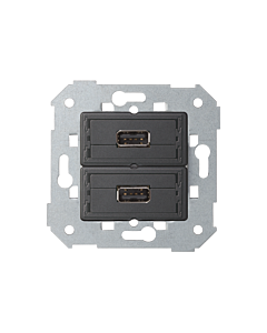 Mechanizm gniazda 2 x USB (2.0) typ A żeńskie Simon82 Kontakt-Simon 7501090-039