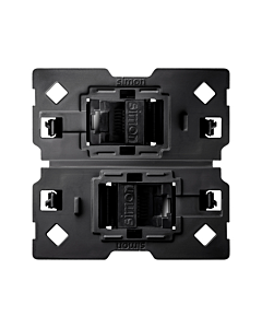 Gniazdo komputerowe 2x RJ45 kat. 6 Simon100 Kontakt-Simon 10002544-039