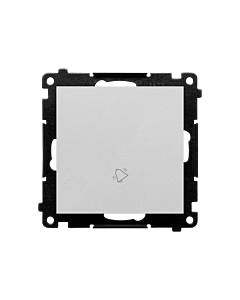 Przycisk "dzwonek" aluminium mat Simon55 Kontakt-Simon TD1.01/143