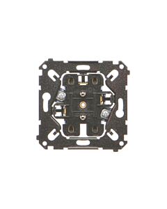Mechanizm gniazda elektrycznego podw&oacute;jnego czarny Simon55 Kontakt-Simon SGZ2CMR