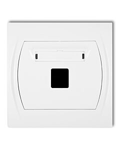 Gniazdo multimedialne bez modułu Karlik LGM-1P