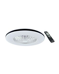 Oprawa plafon LED HALNY C 48W 4100K 2400lm 160° lampa biały/czarny STRUHM 04816