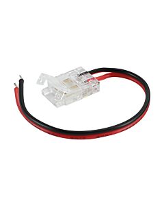 Łącznik do taśm LED COB prosty z przewodem LARGO LED CONNECTOR wire 15cm 12-24V DC IP20 STRUHM 04806