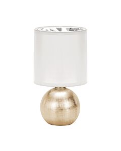 Lampa stołowa PERLO GOLD/WHITE E14 40W złoty/biały STRUHM 03291