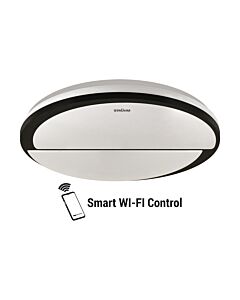 Oprawa plafon LED POLAR C 48W 4200K 3540lm 160° IP44 lampa czarna STRUHM 04078