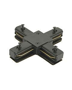 Łącznik do szynoprzewodów krzyżowy CONNECTOR X BLACK IP20 czarny STRUHM 04035
