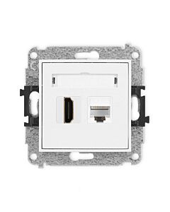 Gniazdo komputerowe, Gniazdo HDMI Karlik MGHK-46A