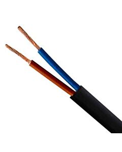 Przewód mieszkaniowy OMYp Elektrokabel/Damir T0101 OMY P 2 X 0,75 CZARN