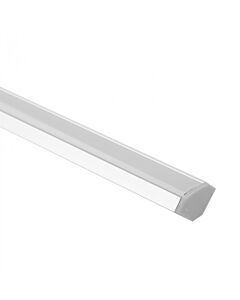 Profil do taśm LED R03 narożny anodowany + klosz mleczny 3m Eco Light EC20630