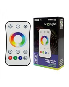 Pilot do sterownika taśm LED RGB+CCT R17 1-strefowy do V5-M dotykowy biały Eco Light EC61333