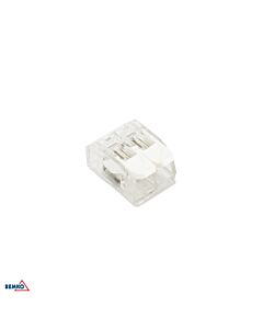 Złączka instalacyjna szybkozłączka z dźwignią podwójna 4x4mm2 biała Bemko E03-P052-100