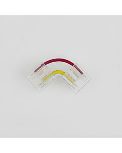 Złączka LED MONO COB dwustronna kątowa "L" zaciskowa 10mm Eco Light EC61568
