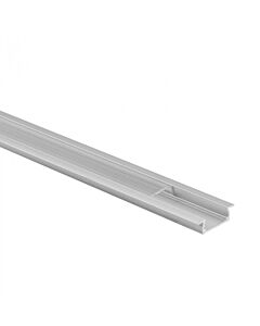 Profil do taśm LED P01 podtynkowy anodowany + klosz transparentny 1m Eco Light EC20619